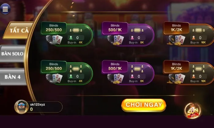 Tham gia đặt cược tại Sunwin